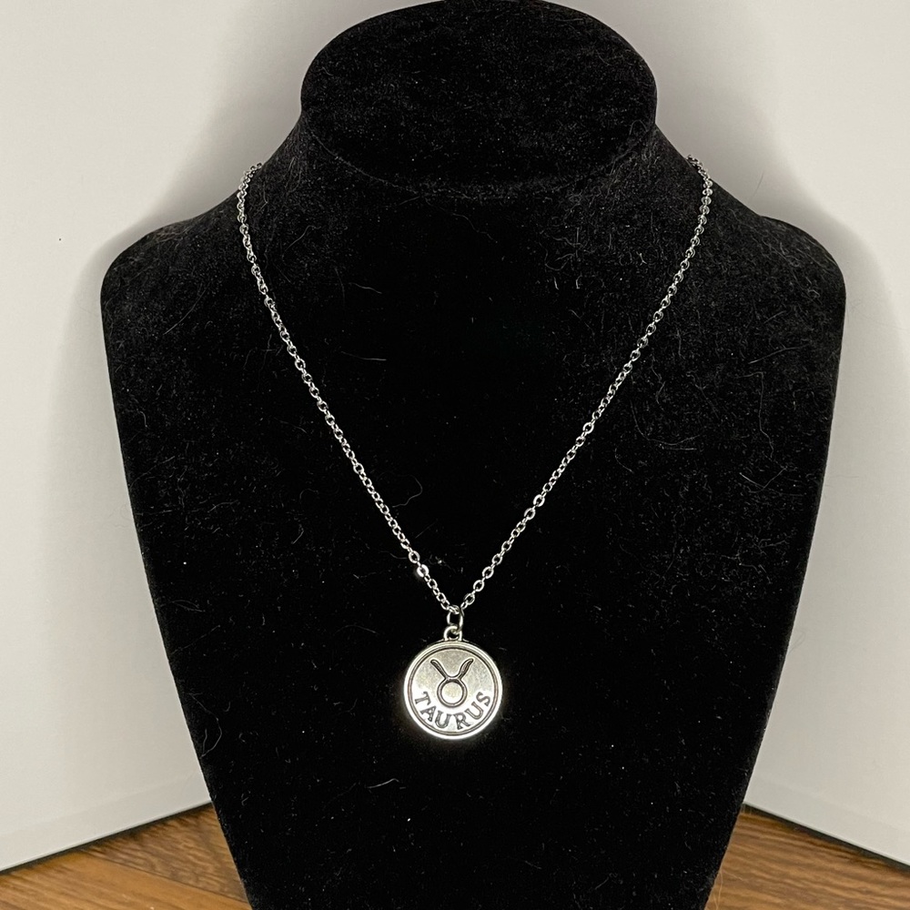 Handmade Taurus Pendant Necklace